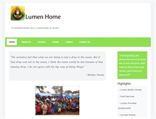 Tablet Screenshot of lumenhome.com